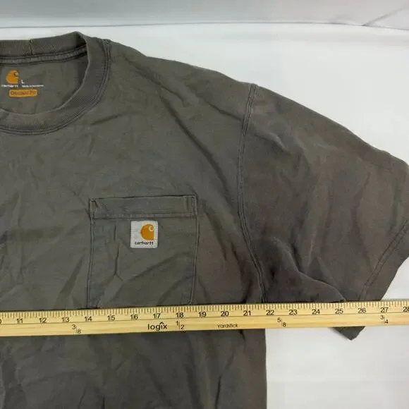 Carhartt Pocket T-shirt Size Large Original Fit Casual - Picture 6 of 6